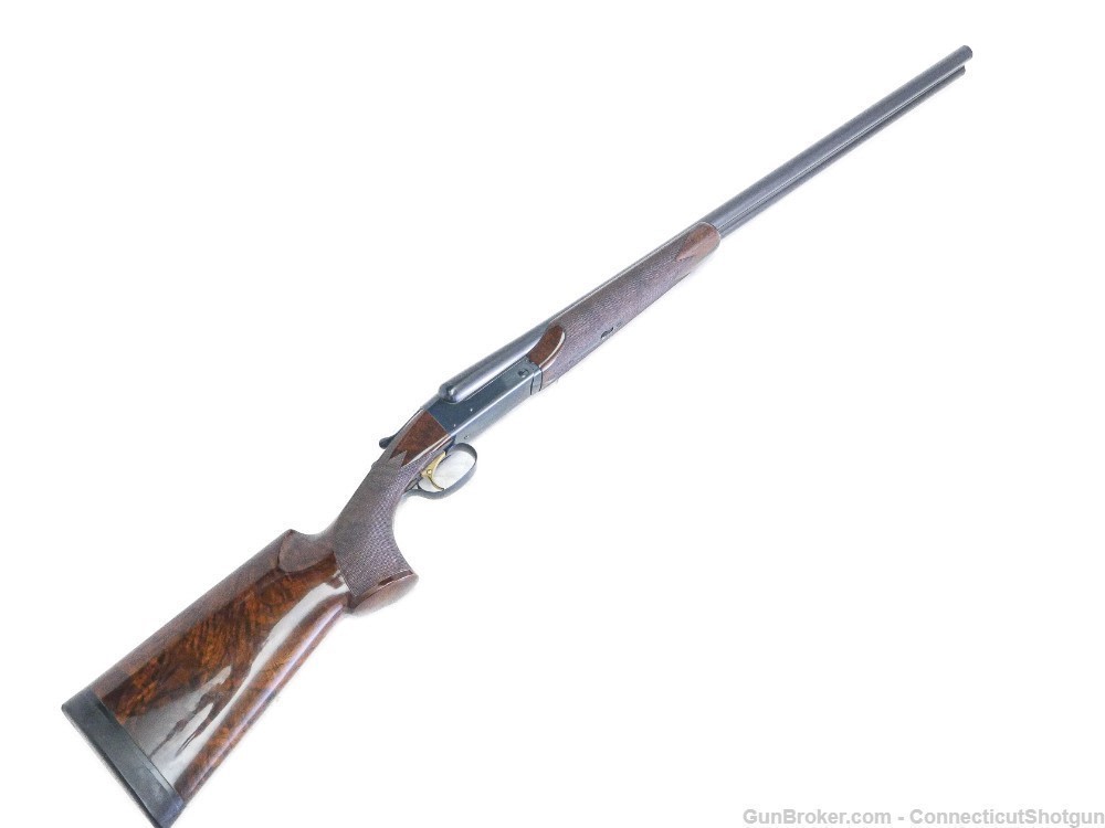 Connecticut Shotgun Model 21 12ga MATTED RIB, 3" CHAMBERS, SST, 32" F/F. -img-10