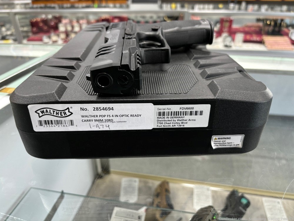 Walther PDP FS 4" Optic Ready Semi-Automatic 9MM Pistol-img-4