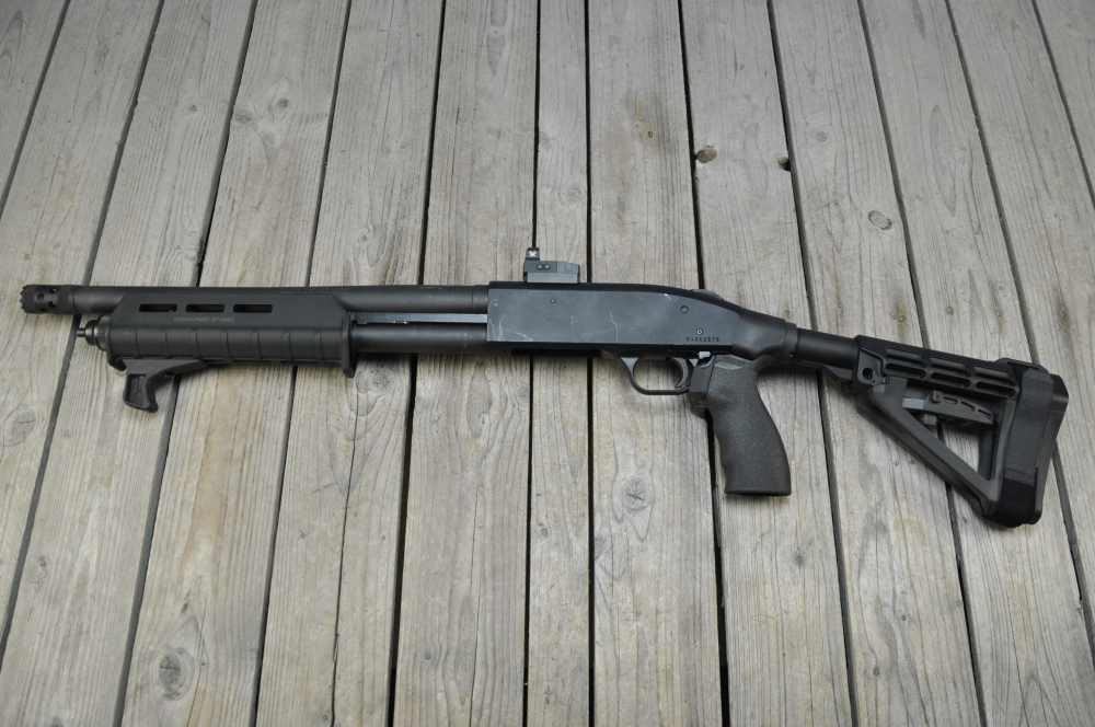 Mossberg 590 Shockwave 14" 12GA w/ SB Brace, Vortex Venom, Magpul Forearm-img-1