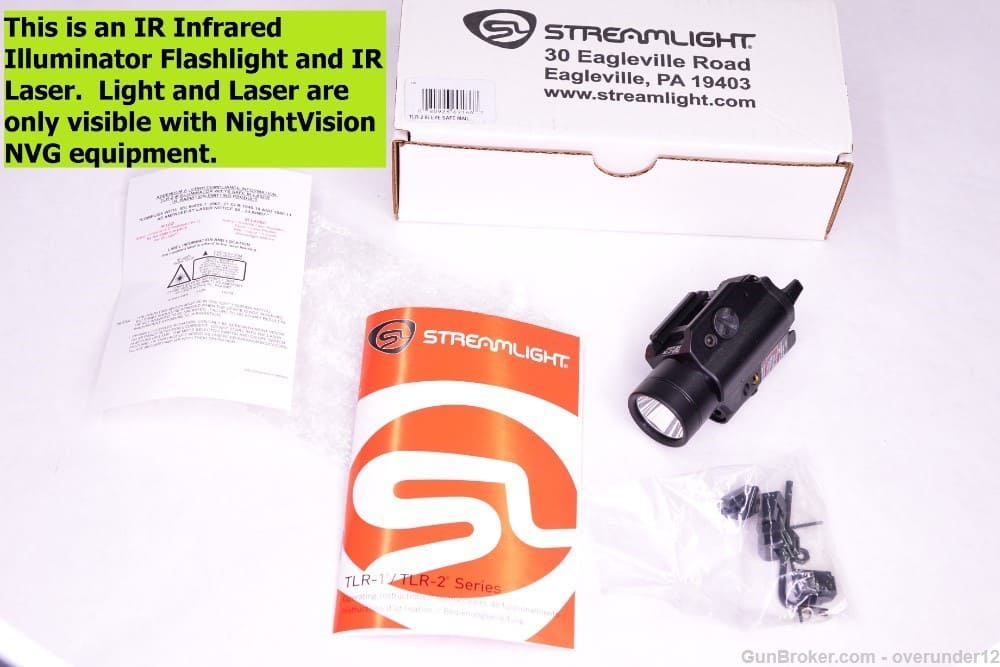 Streamlight TLR 2 Eye Safe Infrared Laser and IR illuminator Gun Light AR15-img-12