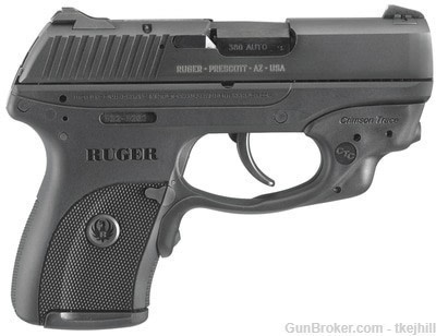 Ruger LC380-CT 380 Auto (ACP) 3.12in Pistol  7+1 Rounds, Crimson Trace NEW-img-0