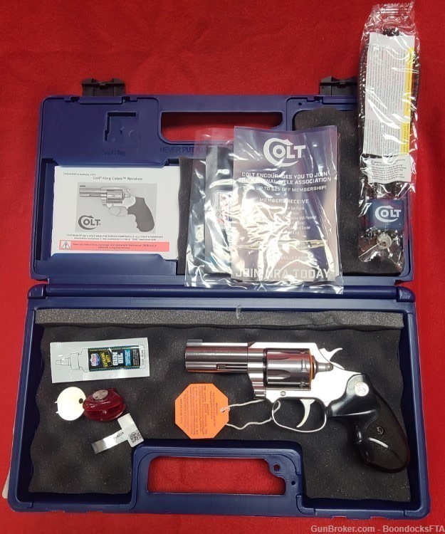 Colt King Cobra 3" Barrel 6-Shot .357 Magnum Revolver Used-img-0