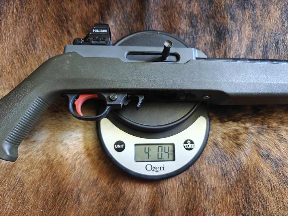 Custom Grey Birch RDR 10/22 Light Hunter Carbon Threaded 22LR Holosun 4 LBS-img-11