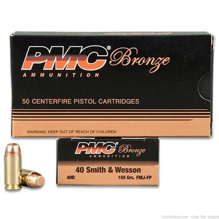 PMC Bronze .40 S&W 165 gr 100 rds-img-0