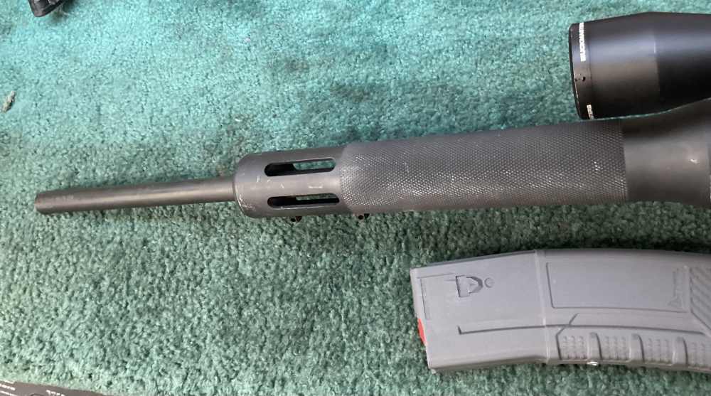 Pre-owned Mossberg MMR Hunter rifle w/ scope, mag in 5.56 mm -img-8