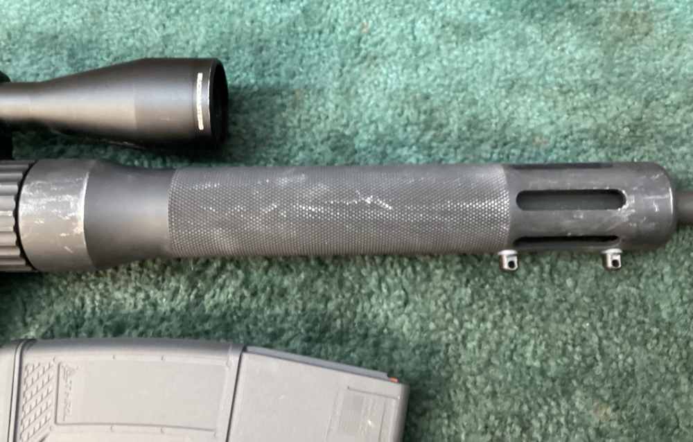 Pre-owned Mossberg MMR Hunter rifle w/ scope, mag in 5.56 mm -img-3