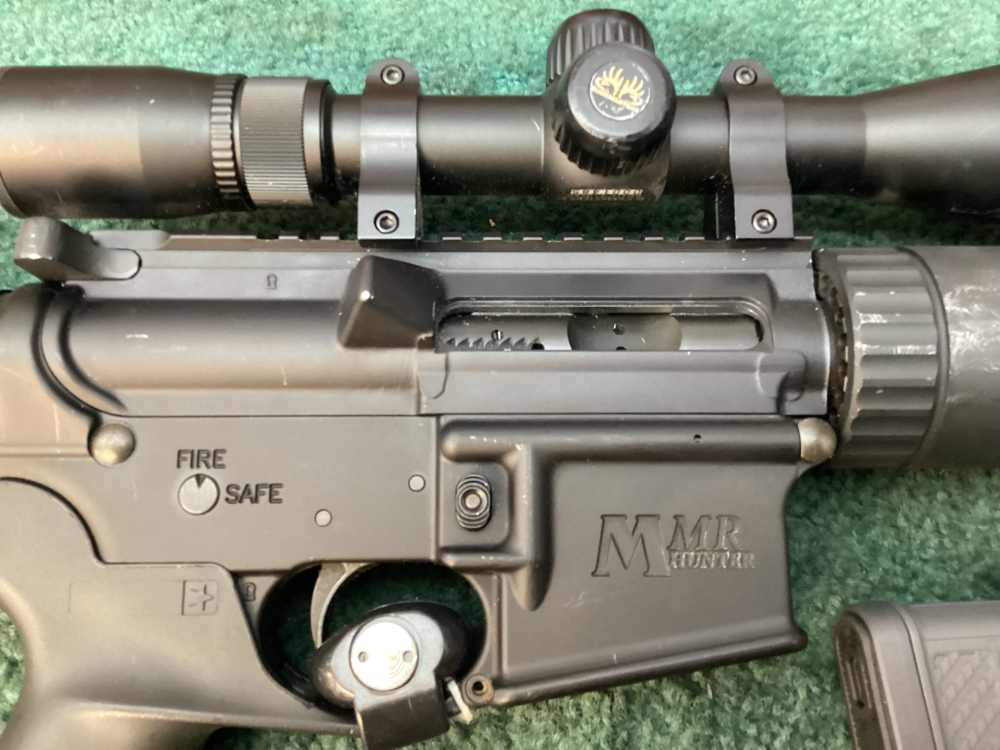 Pre-owned Mossberg MMR Hunter rifle w/ scope, mag in 5.56 mm -img-2