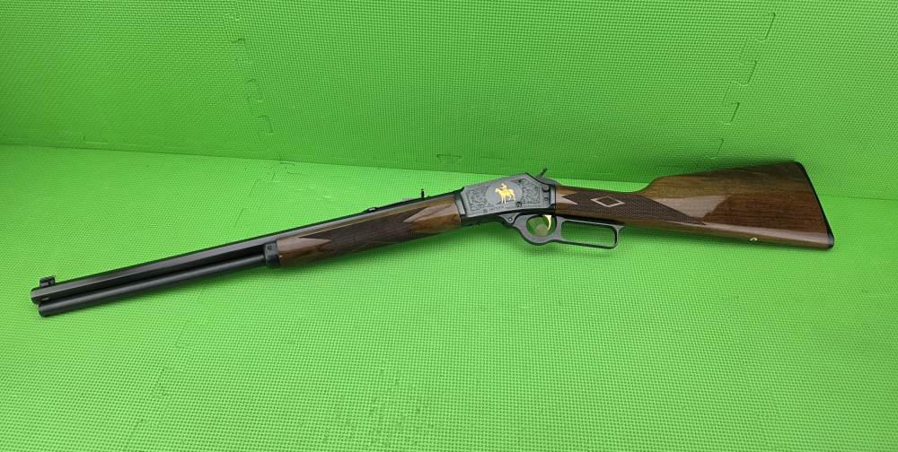 MARLIN 1894 LIMITED EDITION 45 COLT * 1 OF 1500 ENGRAVED GOLD HORSE & RIDER-img-2