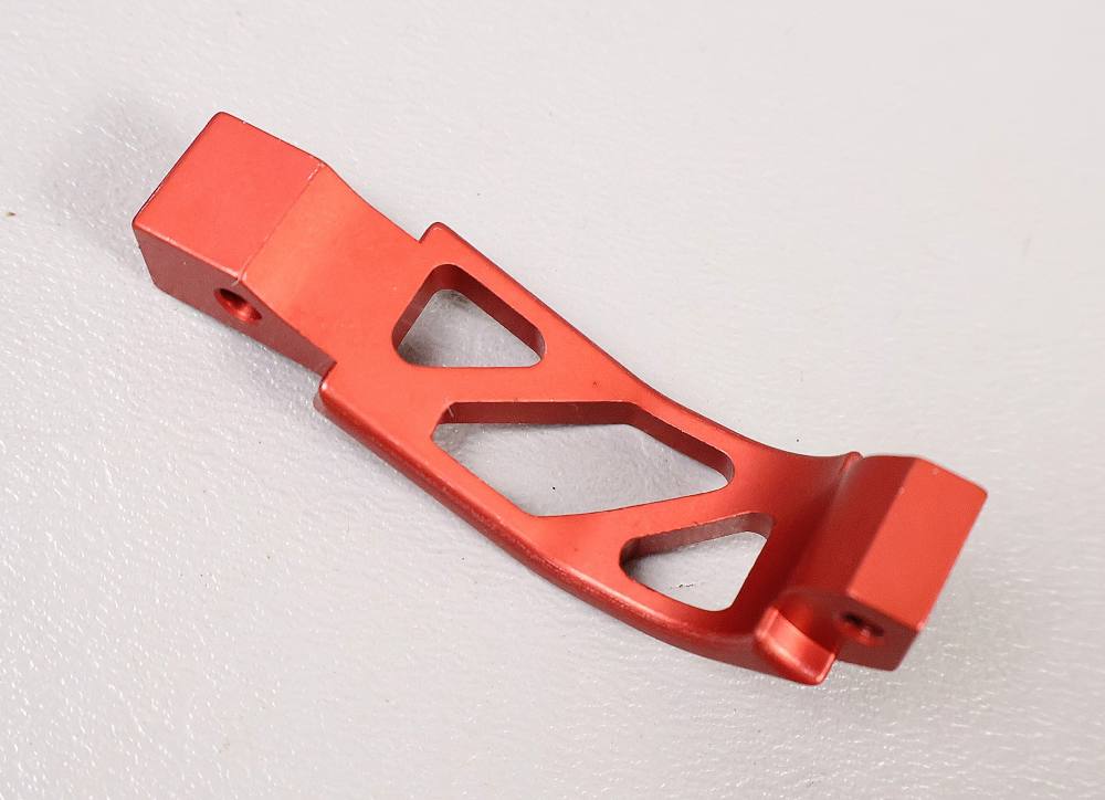 ONE AR-15 TIMBER CREEK RED OVERSIZE TRIGGER GUARD AR OTG Billet Aluminum-img-4