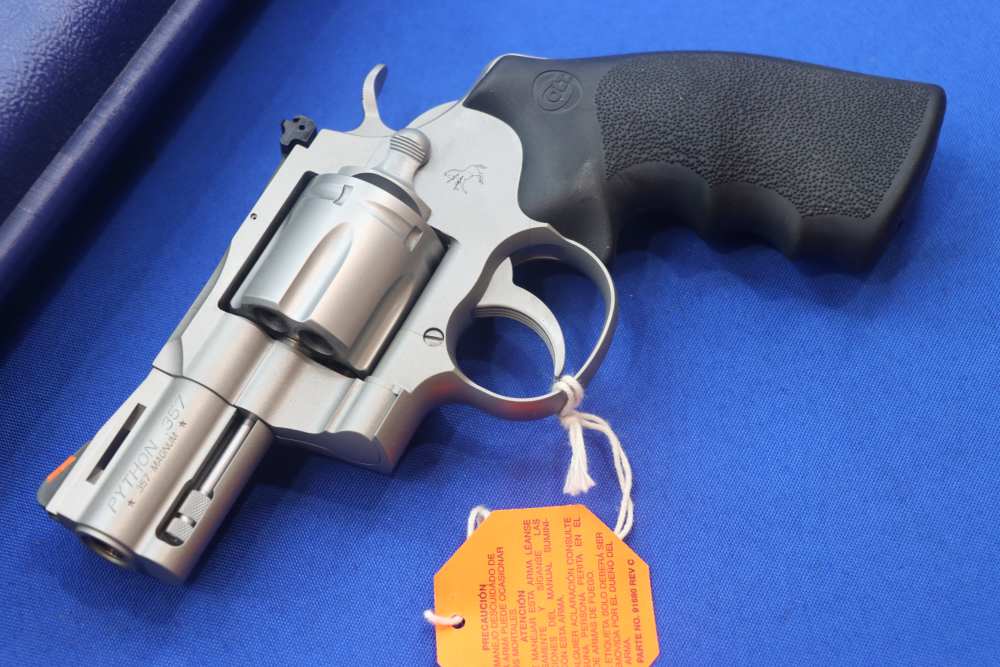 Colt Model Python Revolver 357 MAG 2.5" Bead Blast Stainless 357MAG DA NEW-img-1
