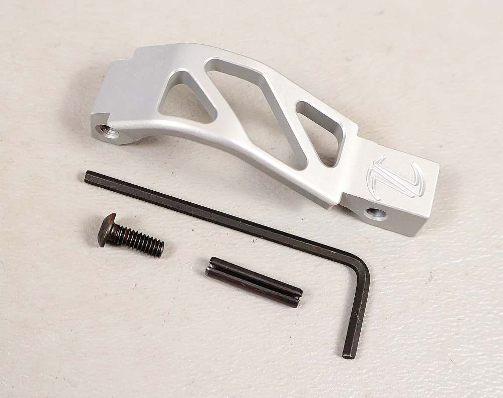ONE AR-15 TIMBER CREEK SILVER OVERSIZE TRIGGER GUARD AR OTG Billet Aluminum-img-2
