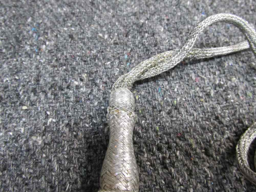 ORGINAL WWII GERMAN ARMY/LUFTWAFFE DAGGER PORTEPEE KNOT-Good CONDITION-img-3
