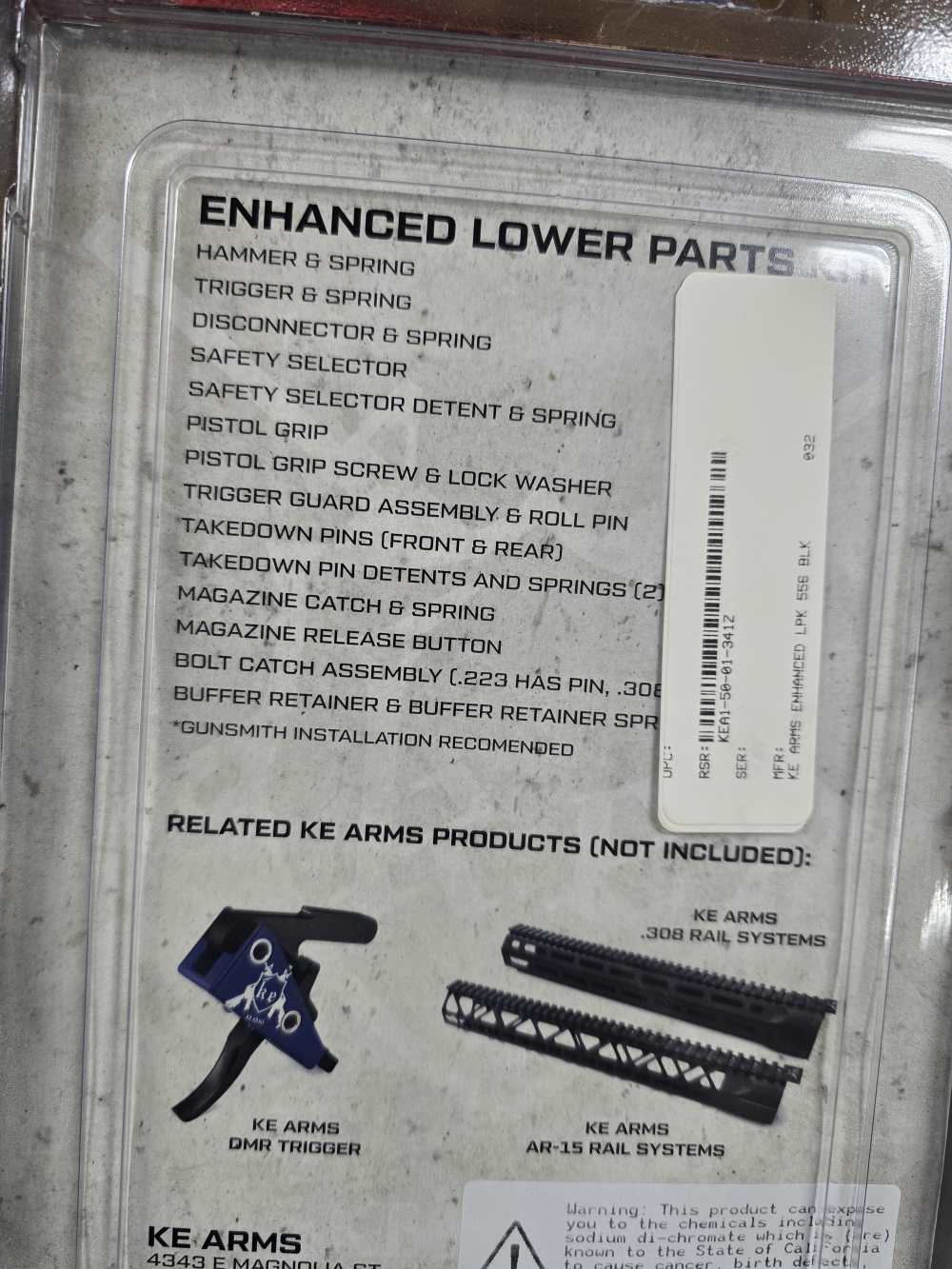 AR-15 ENHANCED LOWER PARTS KIT KE ARMS-img-1