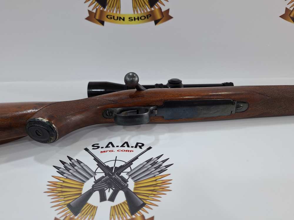 Winchester Model 70 Super Grade Cal 375 H&H W/ Leupold 1X  PRE 64-img-26
