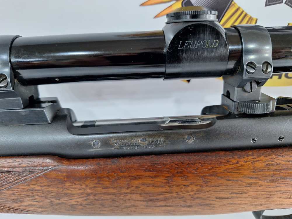 Winchester Model 70 Super Grade Cal 375 H&H W/ Leupold 1X  PRE 64-img-15