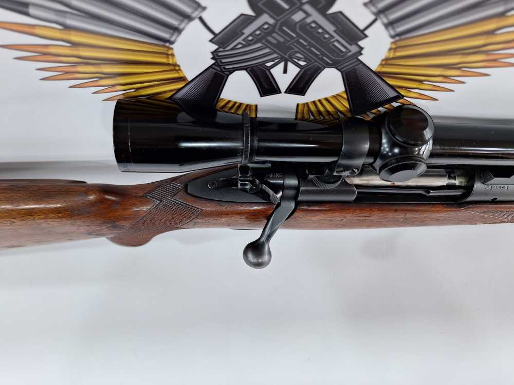 Winchester Model 70 Super Grade Cal 375 H&H W/ Leupold 1X  PRE 64-img-6