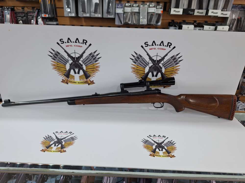 Winchester Model 70 Super Grade Cal 375 H&H W/ Leupold 1X  PRE 64-img-9