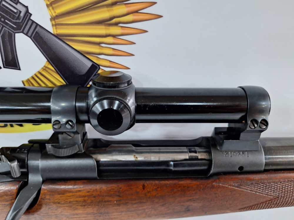 Winchester Model 70 Super Grade Cal 375 H&H W/ Leupold 1X  PRE 64-img-20