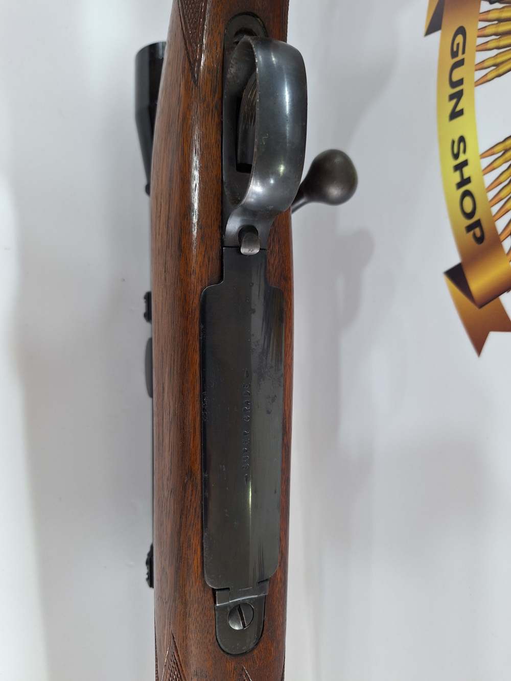 Winchester Model 70 Super Grade Cal 375 H&H W/ Leupold 1X  PRE 64-img-31