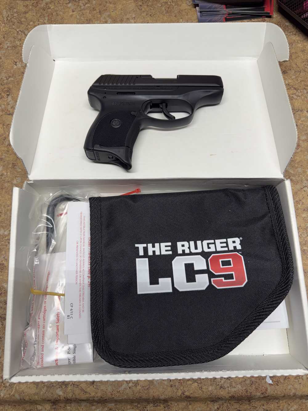RUGER LC9 9mm 3.12" with Thumb Safety NEW IN BOX bought in 2011-img-0