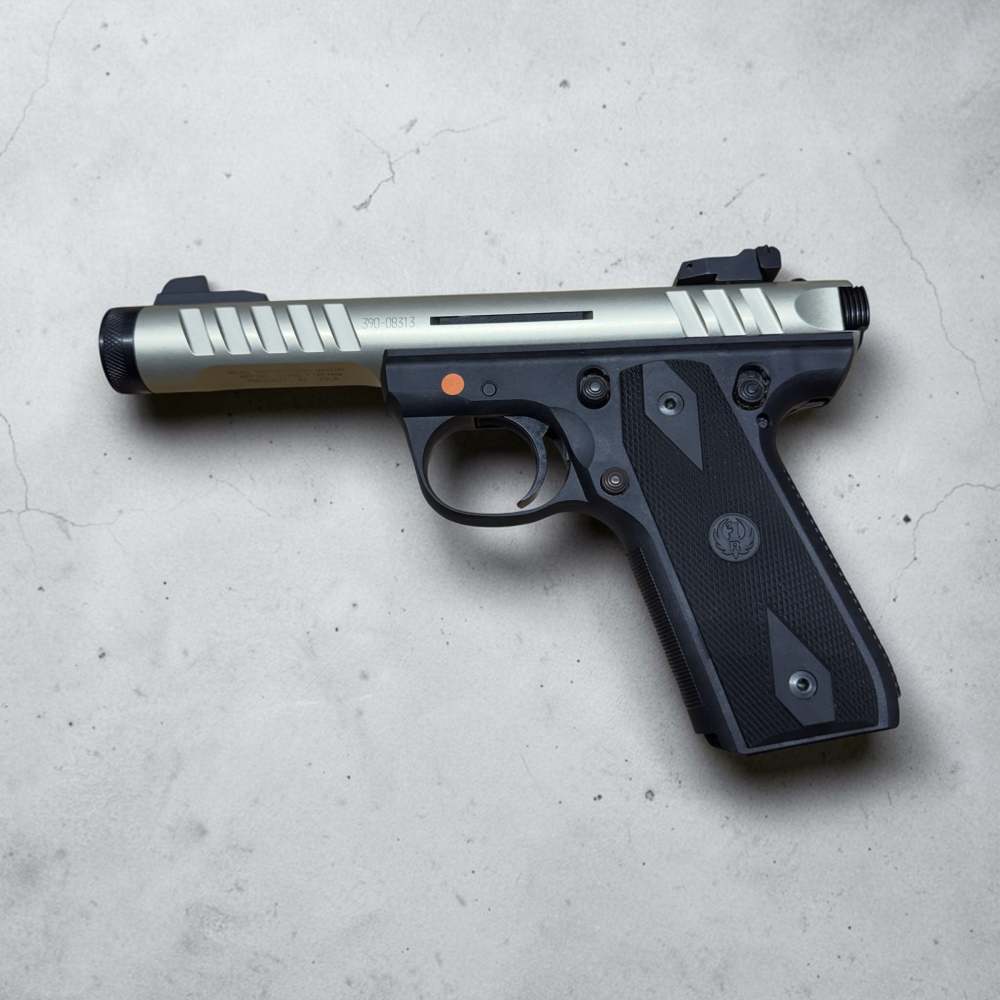 RUGER 22/45 LITE MKIII 22LR NICKEL UPPER New in box bought in 2012-img-11