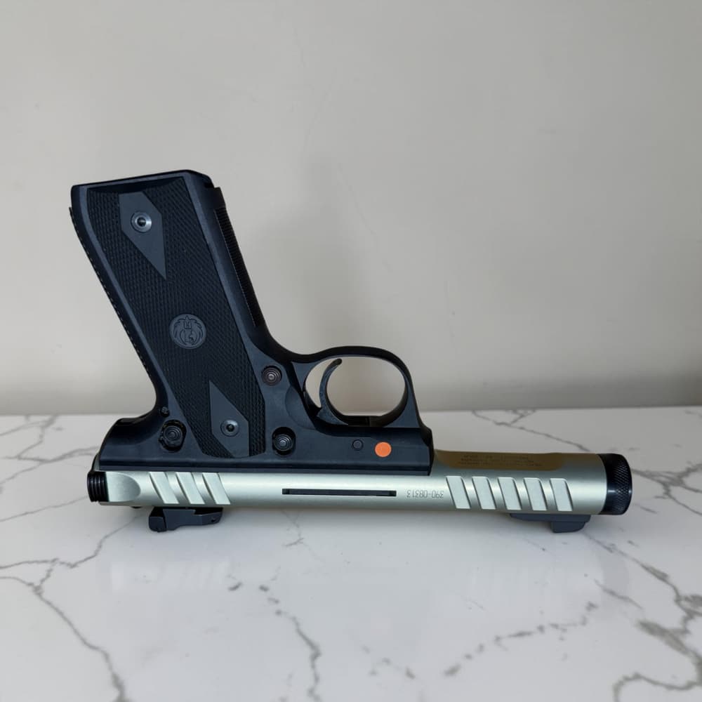 RUGER 22/45 LITE MKIII 22LR NICKEL UPPER New in box bought in 2012-img-3