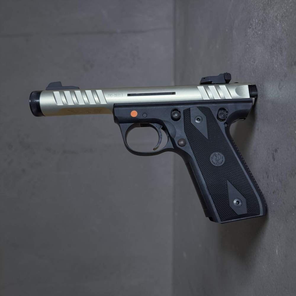 RUGER 22/45 LITE MKIII 22LR NICKEL UPPER New in box bought in 2012-img-10