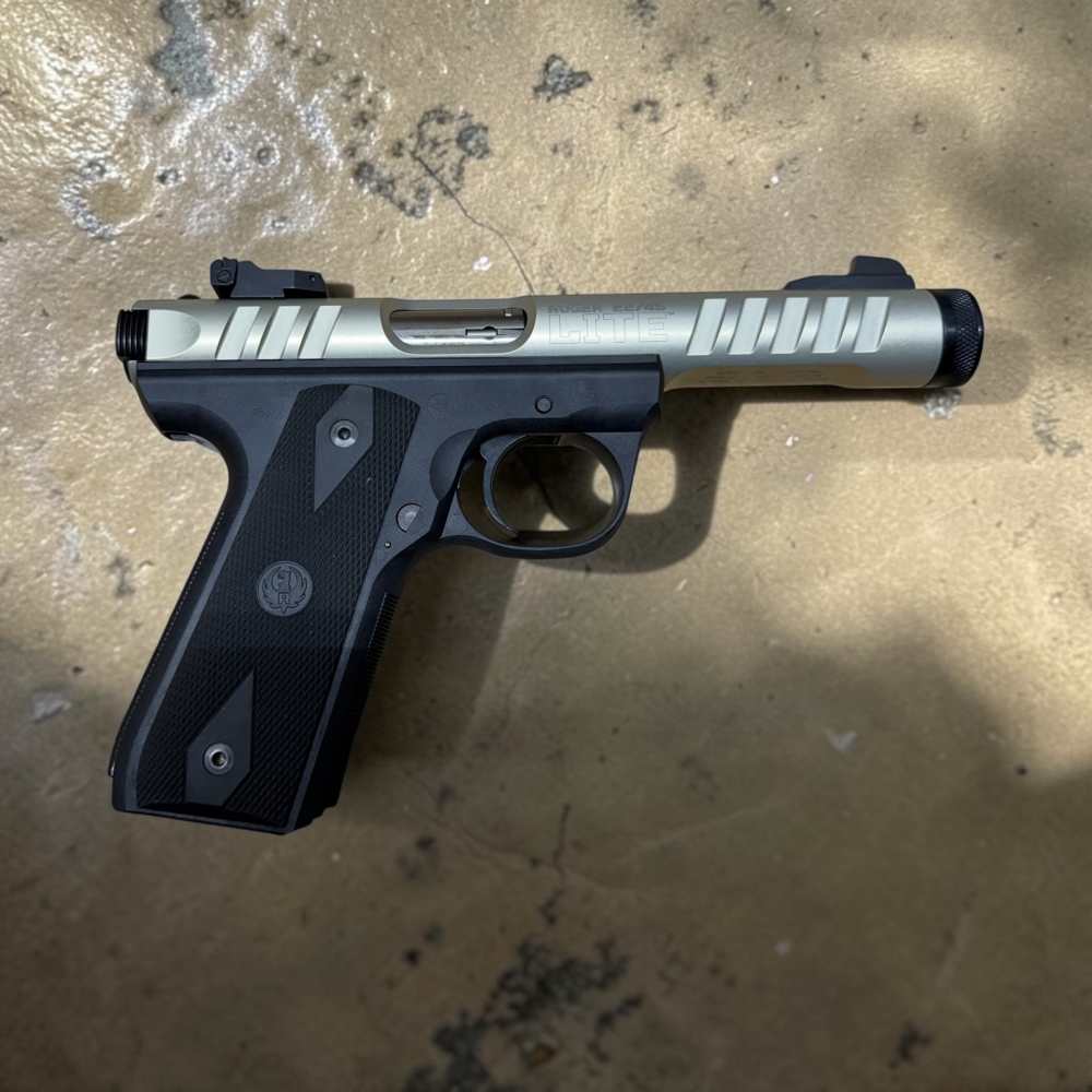RUGER 22/45 LITE MKIII 22LR NICKEL UPPER New in box bought in 2012-img-7