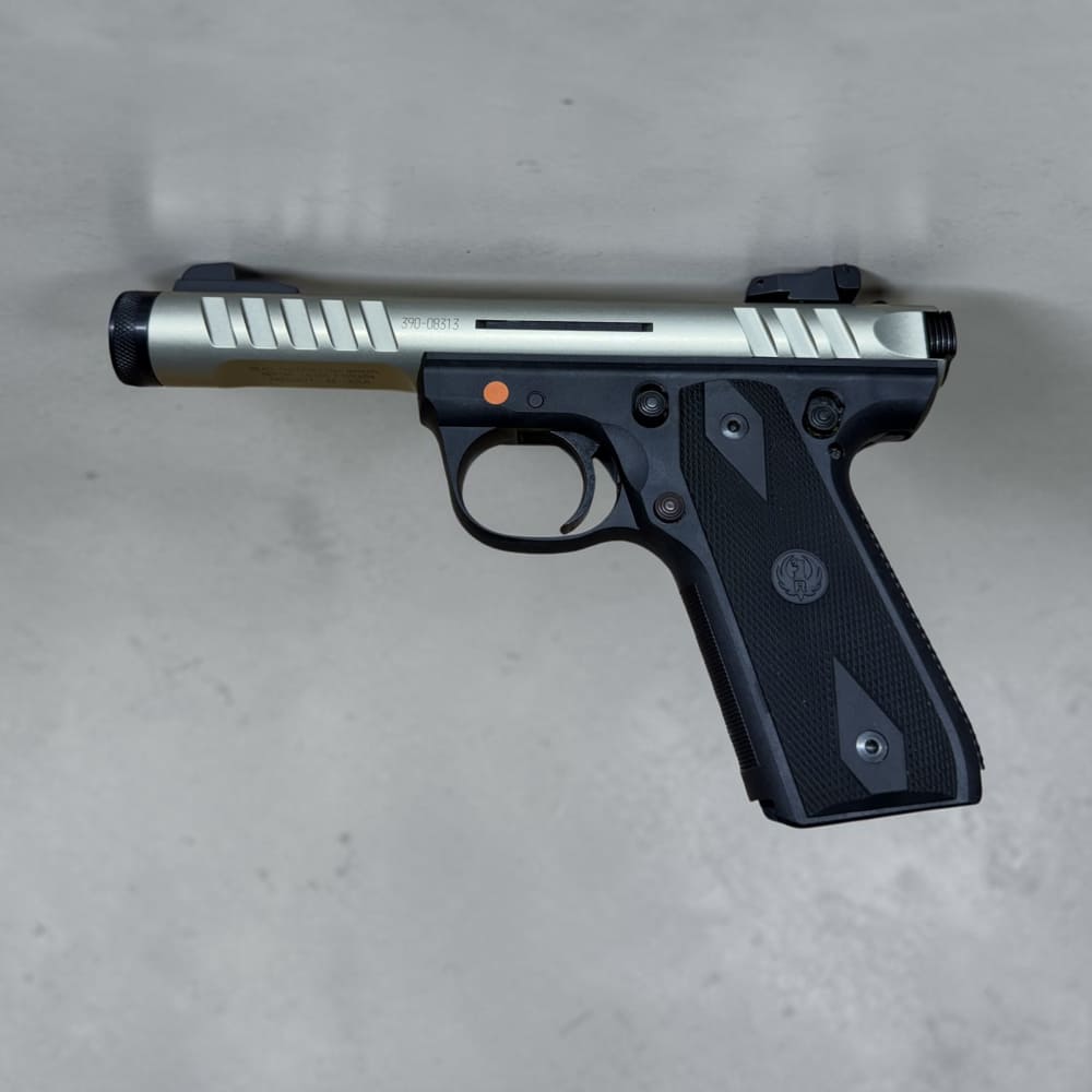 RUGER 22/45 LITE MKIII 22LR NICKEL UPPER New in box bought in 2012-img-2
