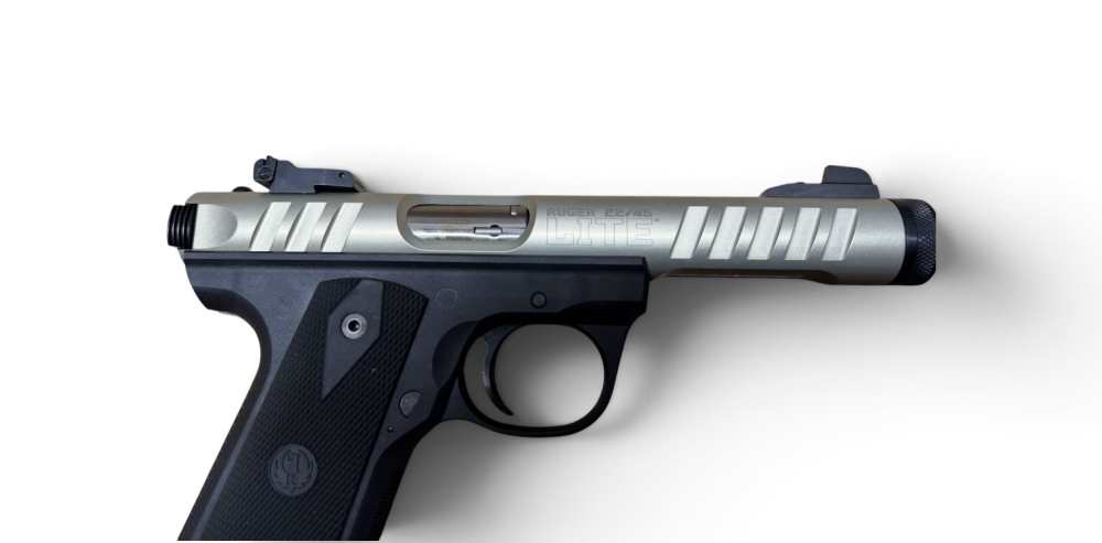 RUGER 22/45 LITE MKIII 22LR NICKEL UPPER New in box bought in 2012-img-4
