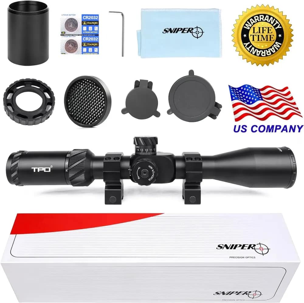 Sniper VT4.5-14x44 FFP First Focal Plane (FFP) Scope 30mm Tube MOA Reticle -img-0
