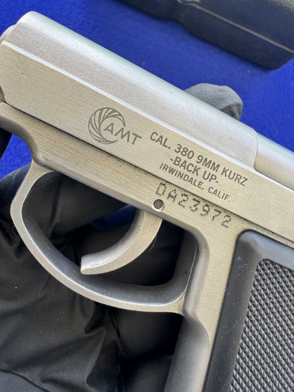 In Box AMT Backup .380ACP Stainless-img-7