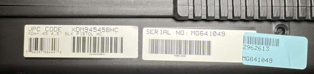Springfield XDM-45ACP Pistol Tactical Pack - Gently Used-img-30