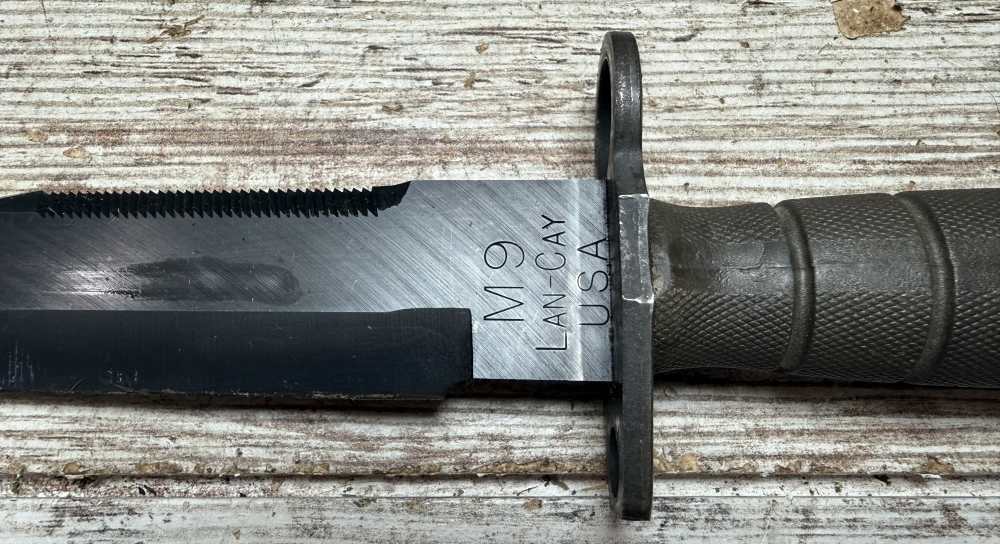 * USGI *  Lan-Cay * M9 * Bayonet * 2nd Contract * Scabbard * Lancay *   -img-6