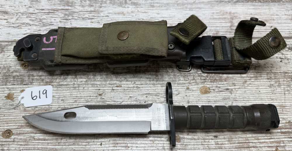 * USGI *  Phrobis III * M9 * Bayonet * 4th  Gen  * Scabbard *    -img-0