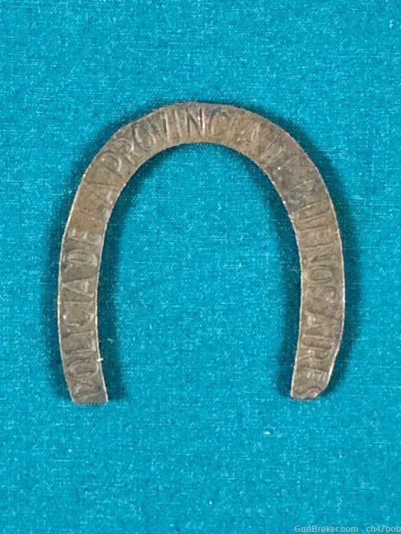 ARGENTINE BUENOS AIRES POLICE MEDAL BADGE shaped as a horseshoe-img-2