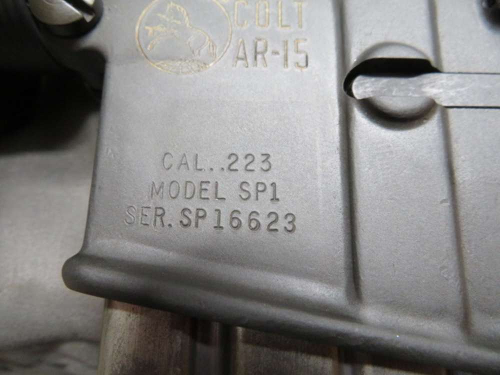 COLT SP1 AR-15 SEMI AUTO RIFLE-MFG 1971-NICE CONDITION-CURIO & RELIC-img-8