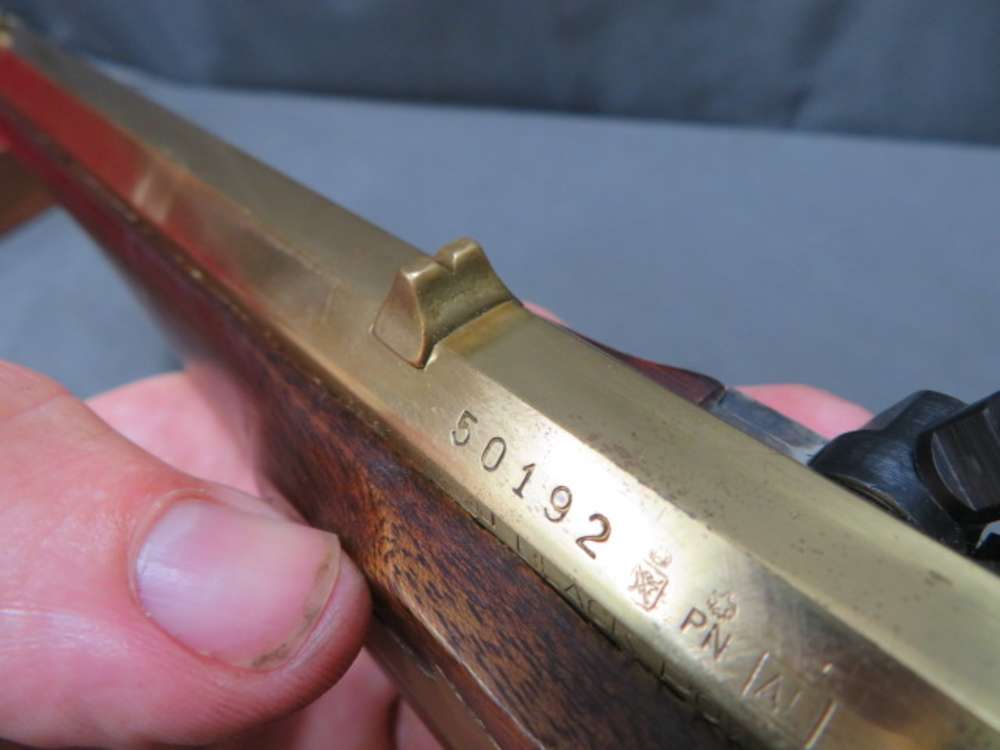 CASED PAIR OF PEDERSOLI REPRODUCTION KENTUCKY STYLE .44 PERCUSSION PISTOLS-img-42