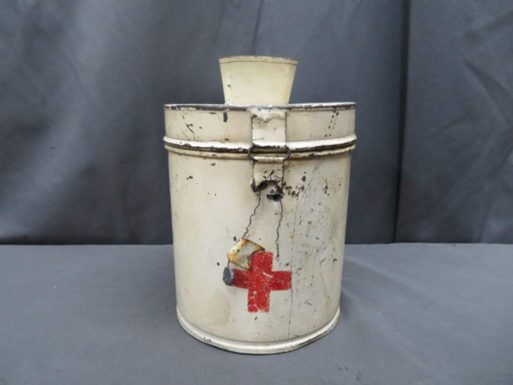 WWII GERMAN RED CROSS DONATION CAN-ORIGINAL-NICE PAINT-img-0
