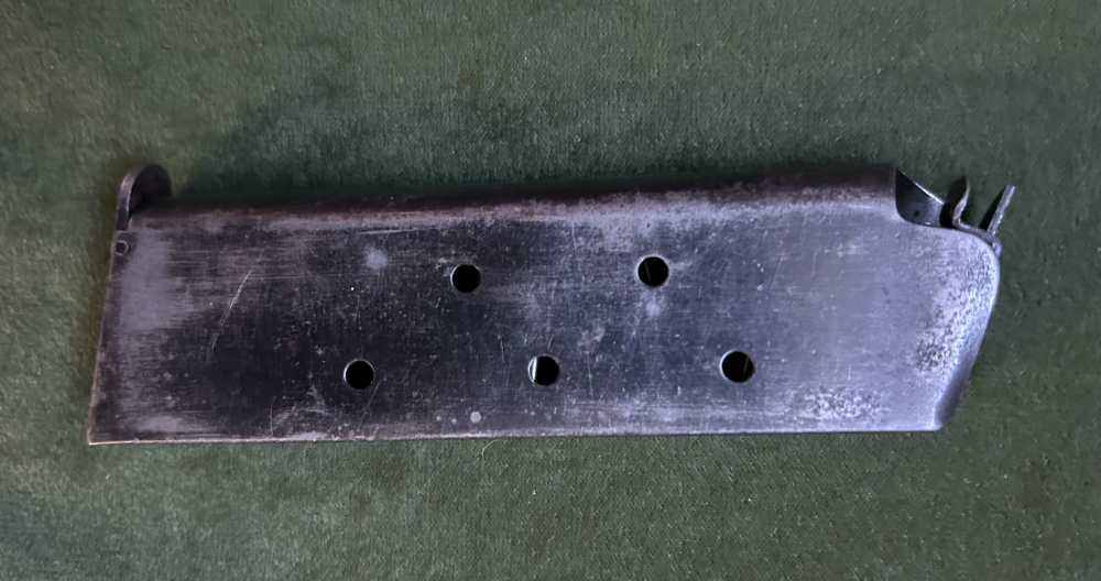 Argentinian Balister Molina .45 ACP Magazine, OEM WWII Mag!-img-1