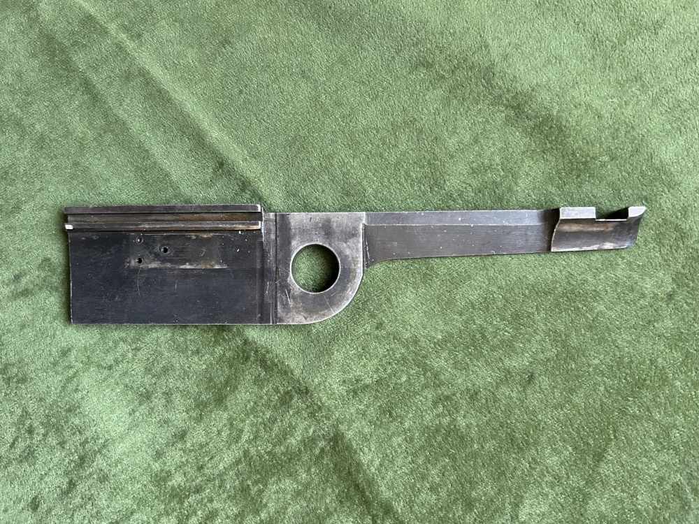German 08/15 Maxim Left Glide Rail Repair Section, OEM WWI !-img-1