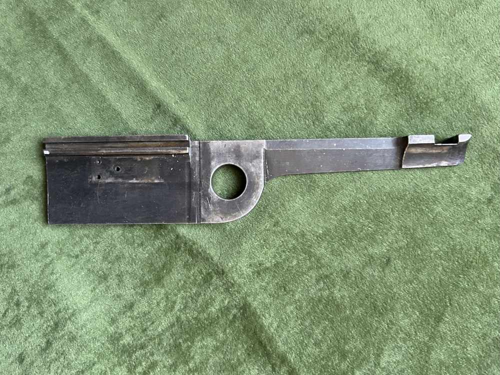 German 08/15 Maxim Left Glide Rail Repair Section, OEM WWI !-img-0