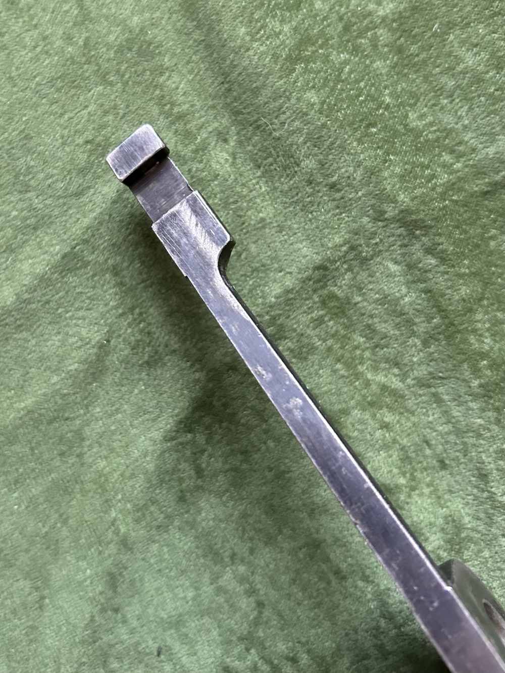 German 08/15 Maxim Left Glide Rail Repair Section, OEM WWI !-img-3