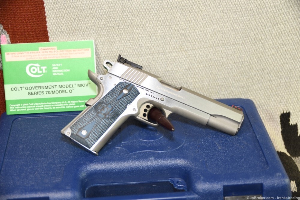 Gold Cup Trophy Lite 45ACP Series 70 5 inch bbl AS NEW w/box and papers-img-6