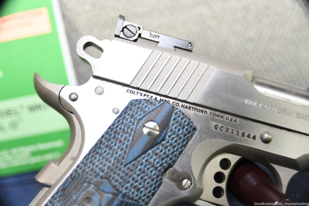 Gold Cup Trophy Lite 45ACP Series 70 5 inch bbl AS NEW w/box and papers-img-8