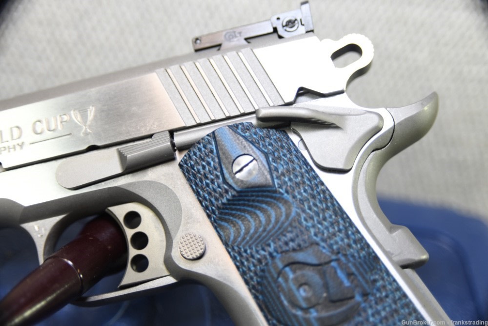 Gold Cup Trophy Lite 45ACP Series 70 5 inch bbl AS NEW w/box and papers-img-3
