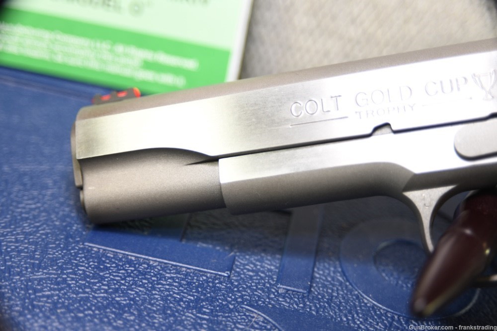 Gold Cup Trophy Lite 45ACP Series 70 5 inch bbl AS NEW w/box and papers-img-5