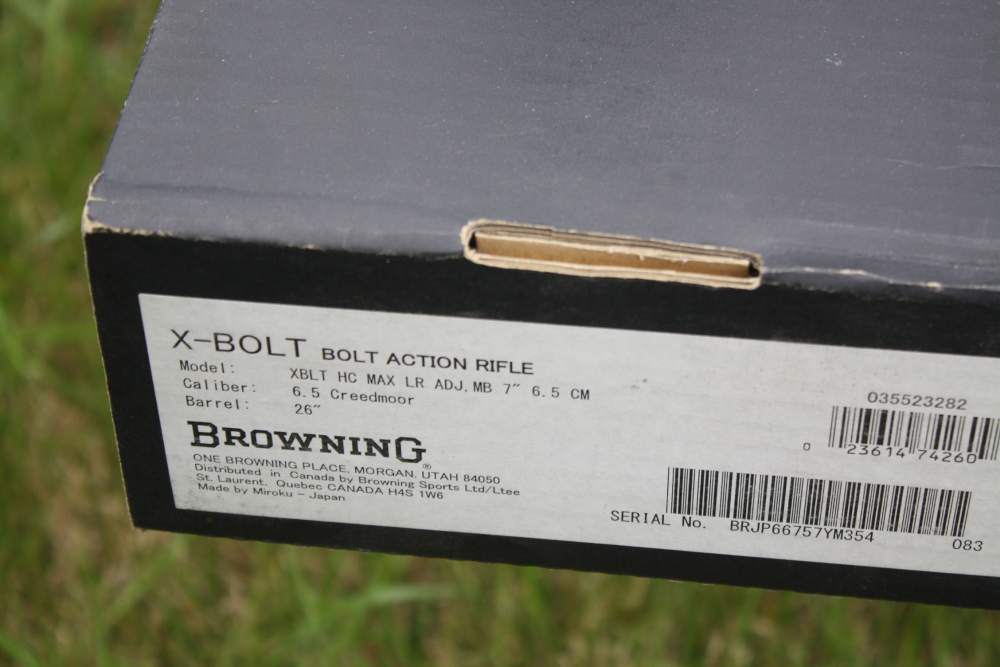 Browning X Bolt Hells Canyon Max LR 6.5 Creedmoor w/box, papers,etc. NICE!-img-29