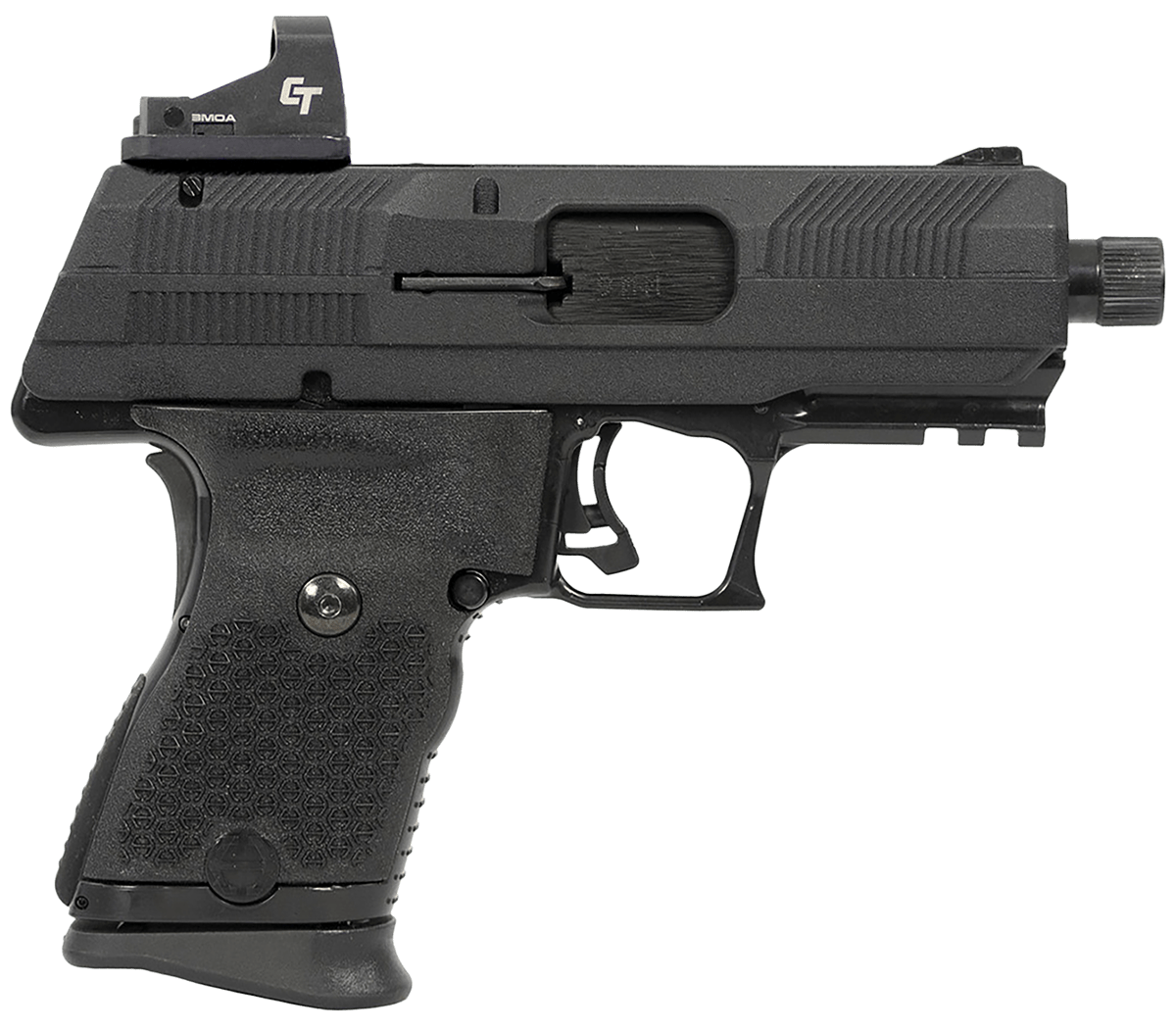Hi-Point YC9 Pistol 9mm Luger 10+1 3.93 Threaded Barrel Serrated Slide Red -img-0