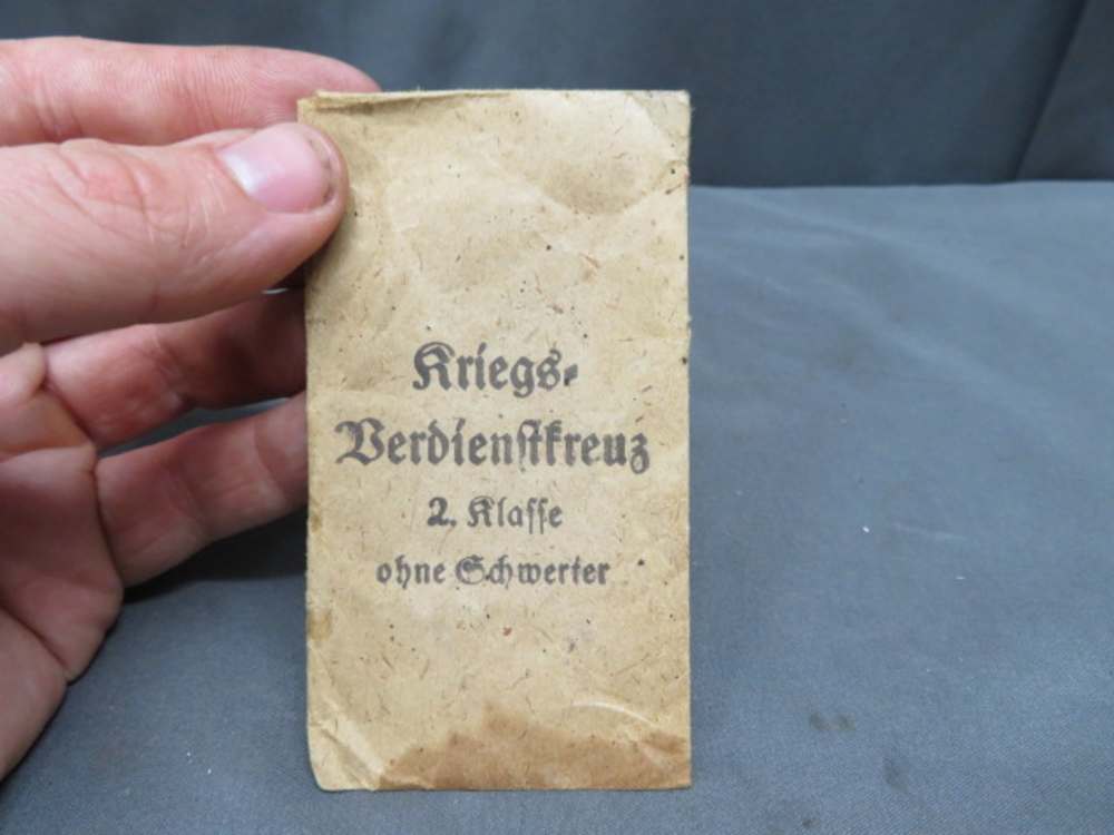 WWII GERMAN WAR MERIT CROSS 2ND CLASS W/O SWORDS-W/ ENEVELOPE-img-7